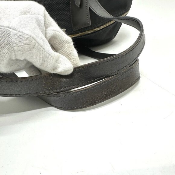 LOUIS VUITTON M93066 Damier-Jean Akatan Hand Bag Shoulder Bag Canvas Black - Picture 6 of 16